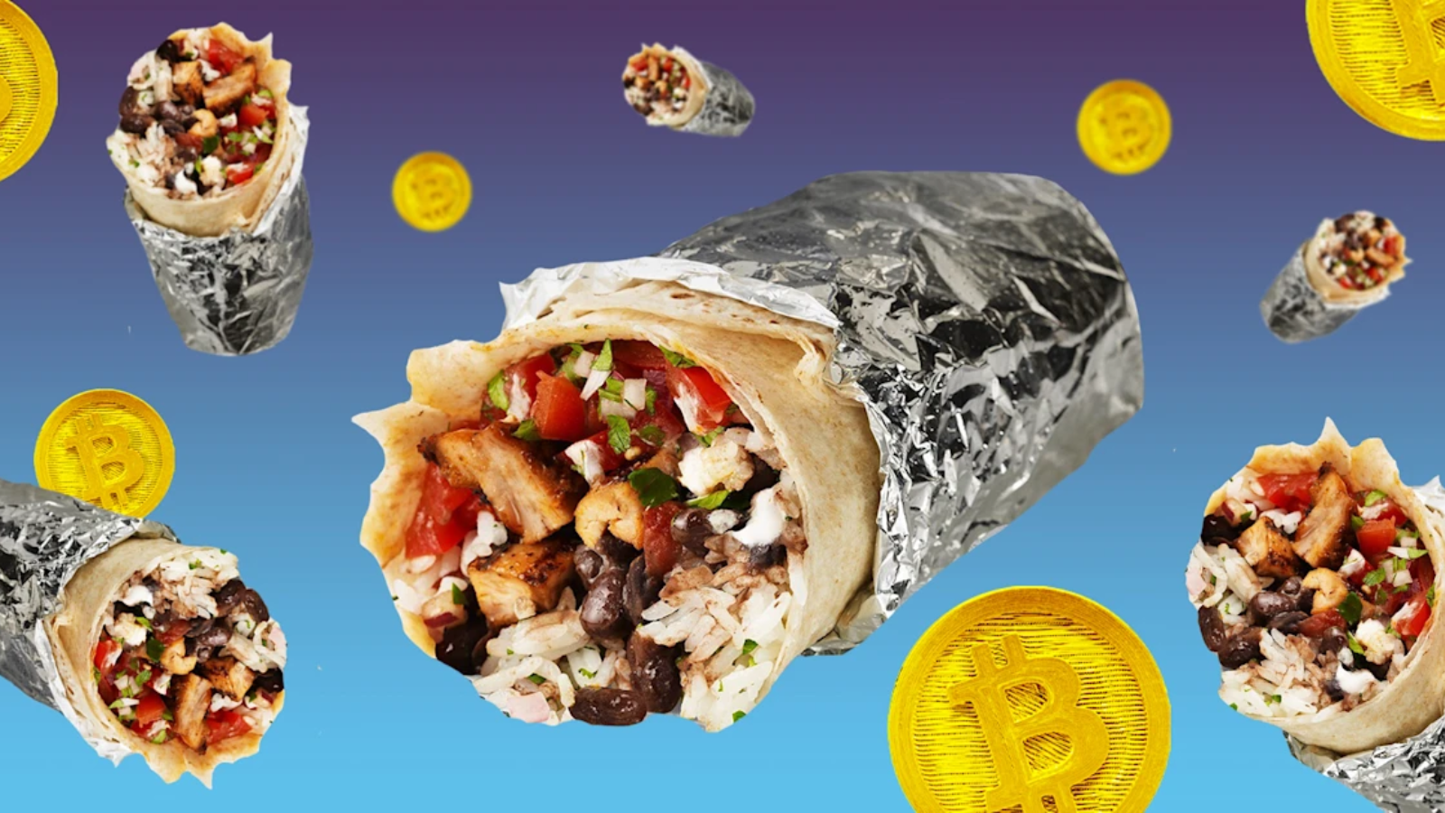 A photo representation of the Bitcoin event, Chipotle Gaveaway $100,000 Of Bitcoin