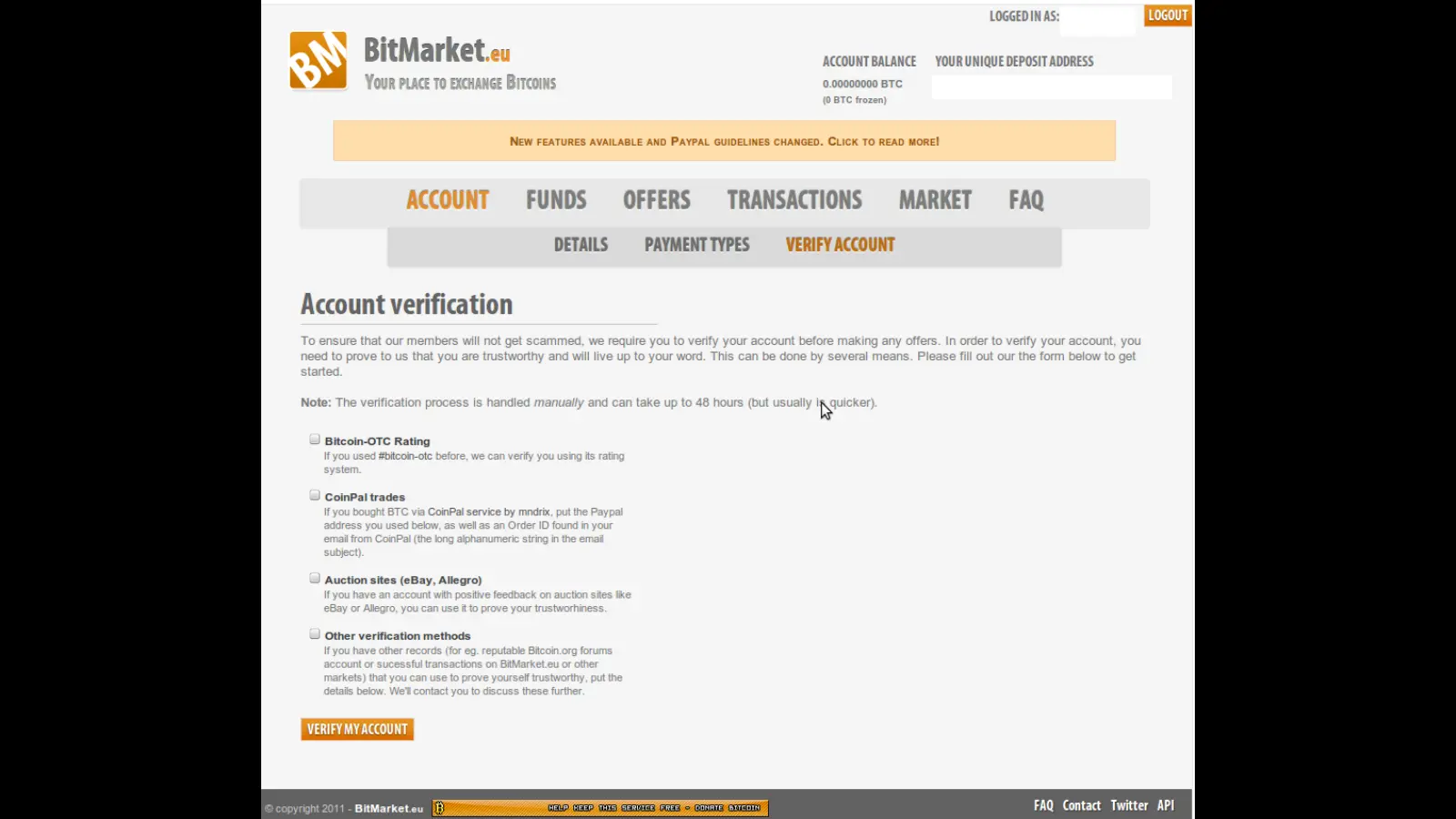 A photo representation of the Bitcoin event, Bitmarket.eu, the first bitcoin exchange to accept euros launched