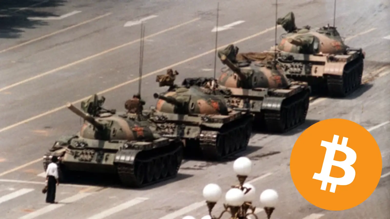 A photo of the Bitcoin event: Tiananmen Square ‘Tank Man’ Image Inscribed Onto The Bitcoin Blockchain