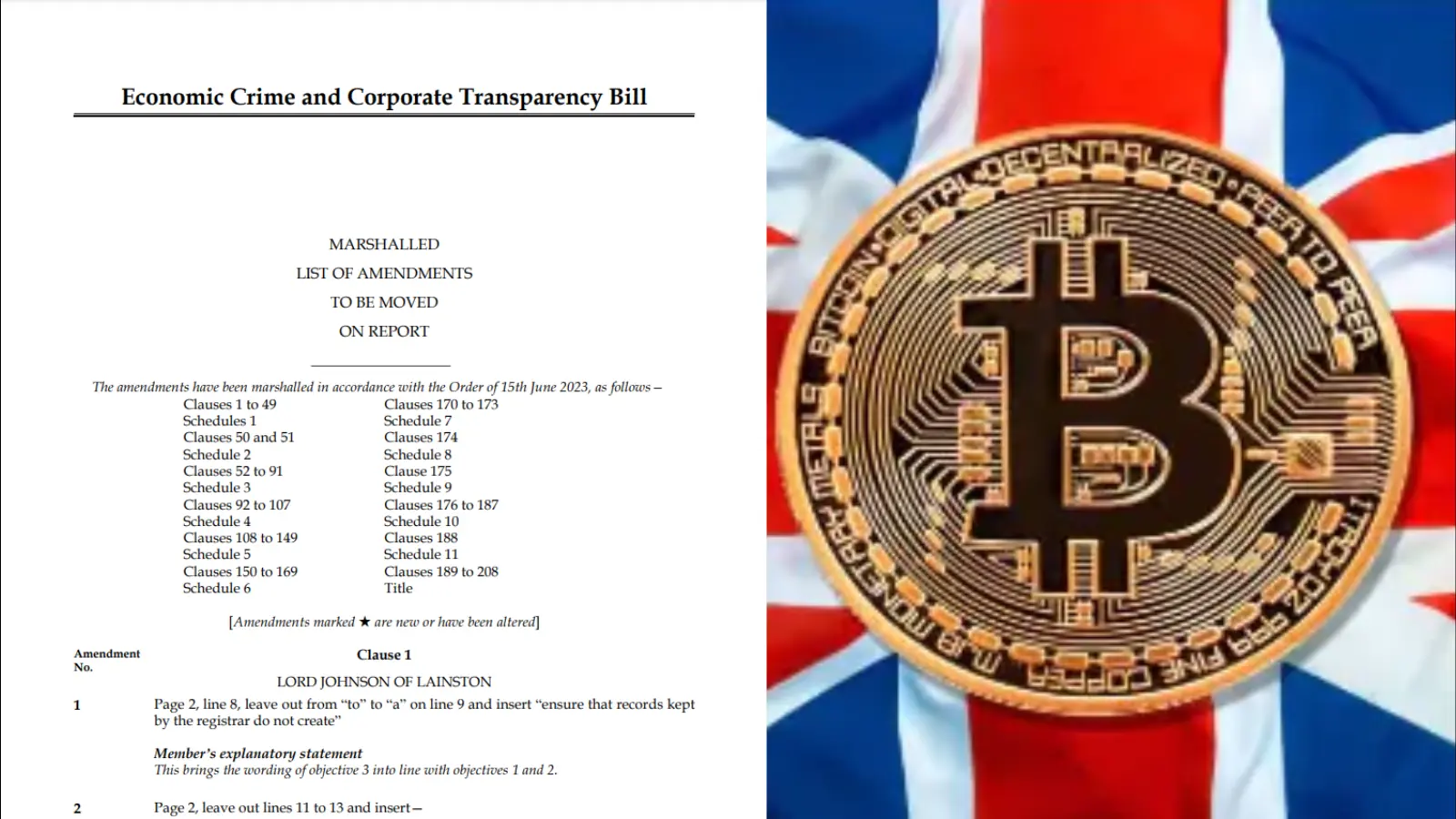 A photo of the Bitcoin event: UK passes bill allowing authorities to seize bitcoin connected with crime