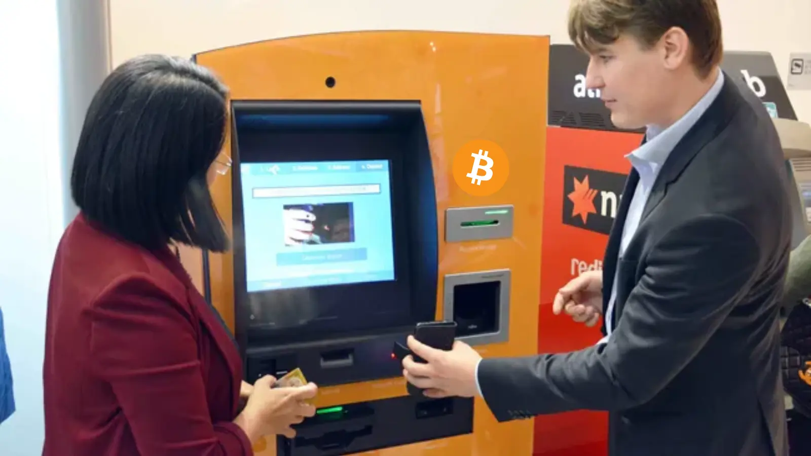 A photo of the Bitcoin event: The first Bitcoin ATM in Australia launches