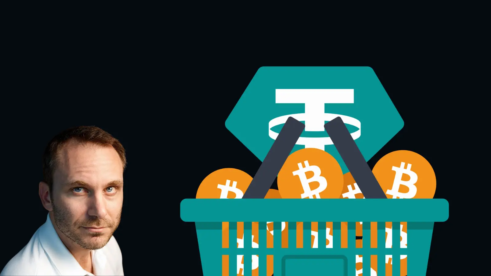 A photo of the Bitcoin event: Tether (USDT) announce their first purchase of Bitcoin, a total of 33,980.56 BTC