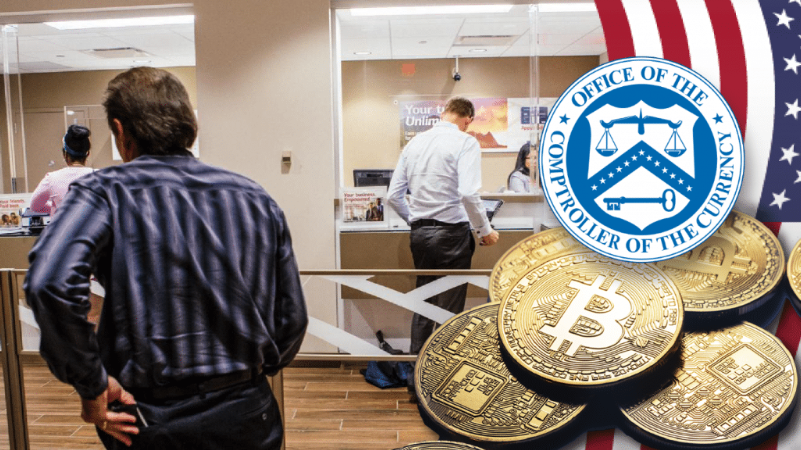 A photo of the Bitcoin event: The US regulators approve bitcoin custody services for banks