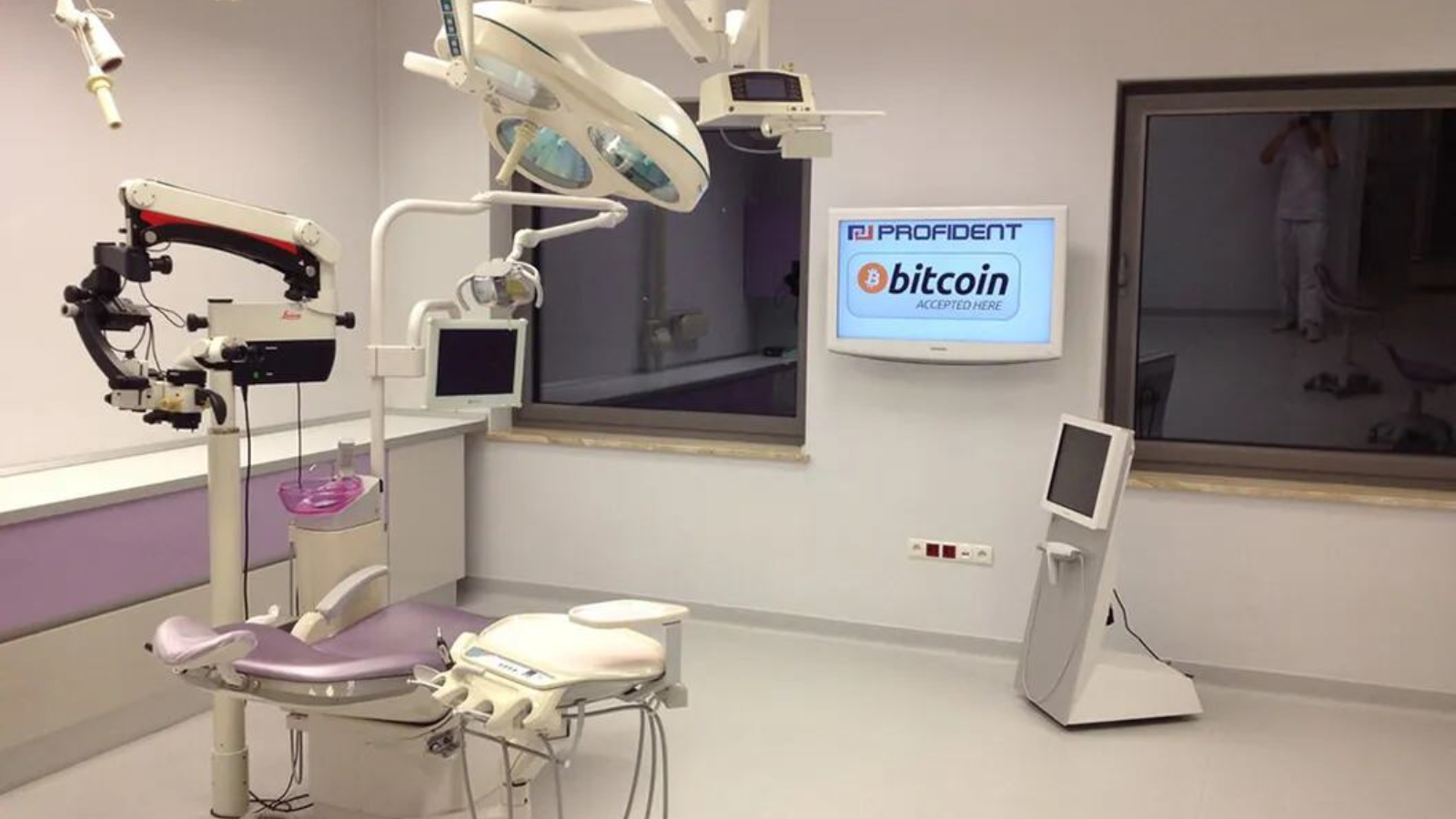 A photo of the Bitcoin event: Profident becomes the first dentist to accept bitcoin payments