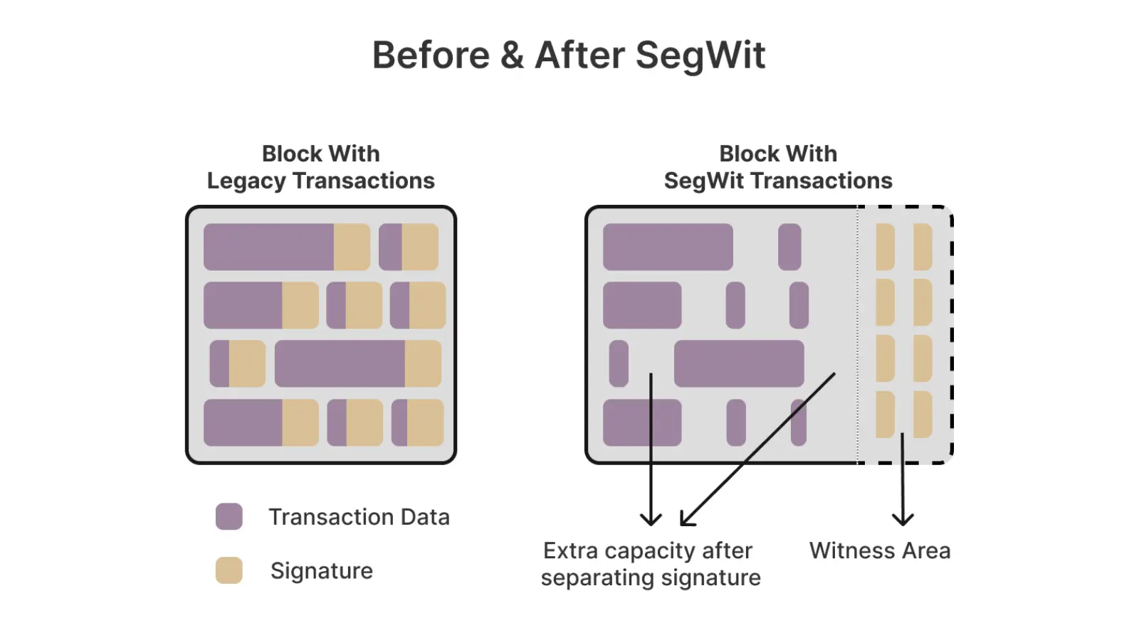 A photo representation of the Bitcoin event, The "SegWit" upgrade went live on the Bitcoin core software