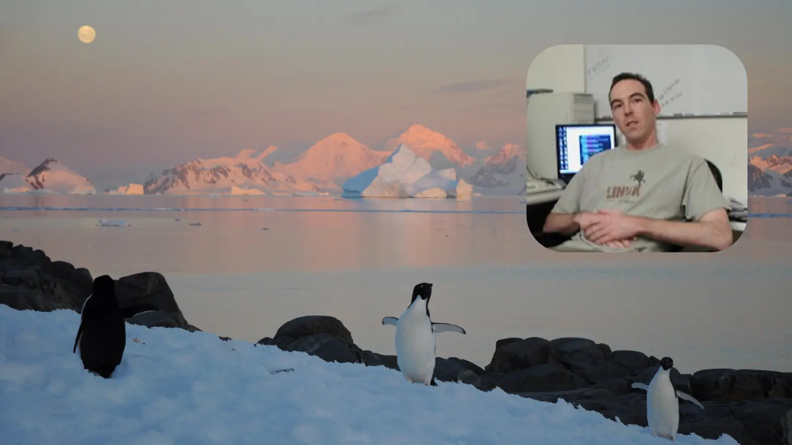 A photo of the Bitcoin event: The first Bitcoin transaction sent from Antarctica