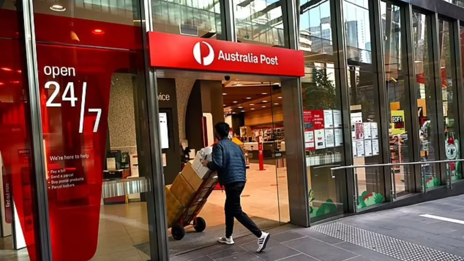 A photo of the Bitcoin event: The Australian Post Office begin offering Bitcoin exchange for Australian Dollars