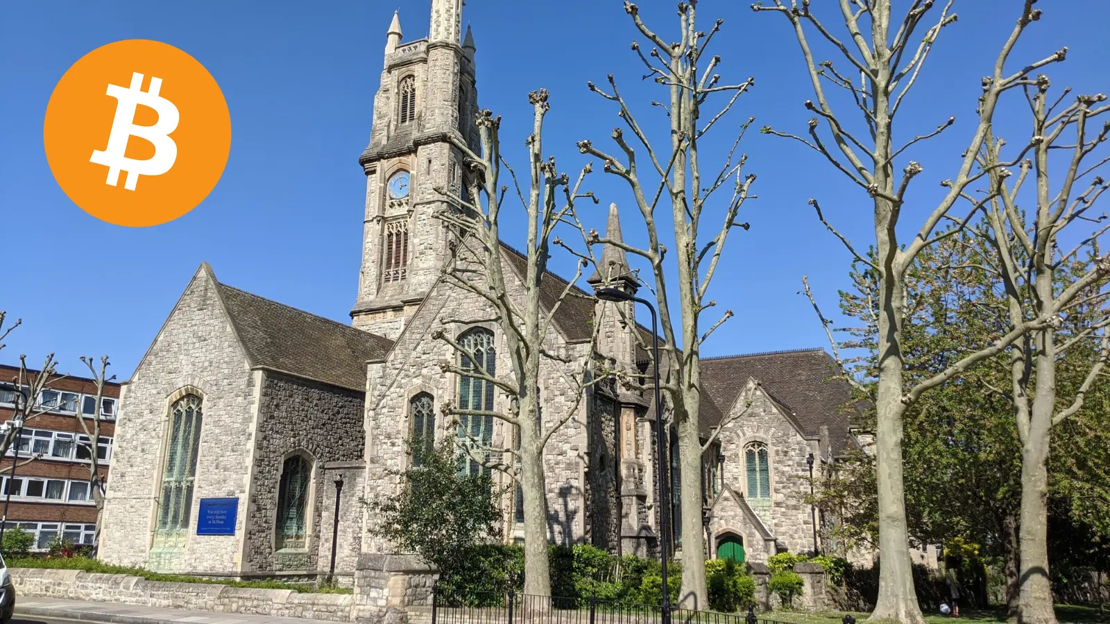 A photo of the Bitcoin event: St Martins Church becomes the first church in the UK to accept Bitcoin donations