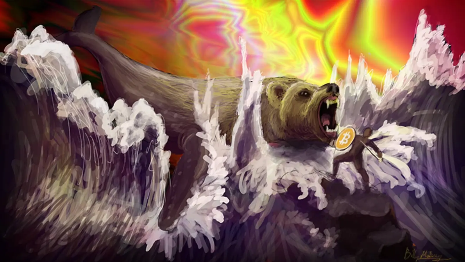 A photo of the Bitcoin event: The Slaying of the BearWhale: a 30,000 BTC sell order