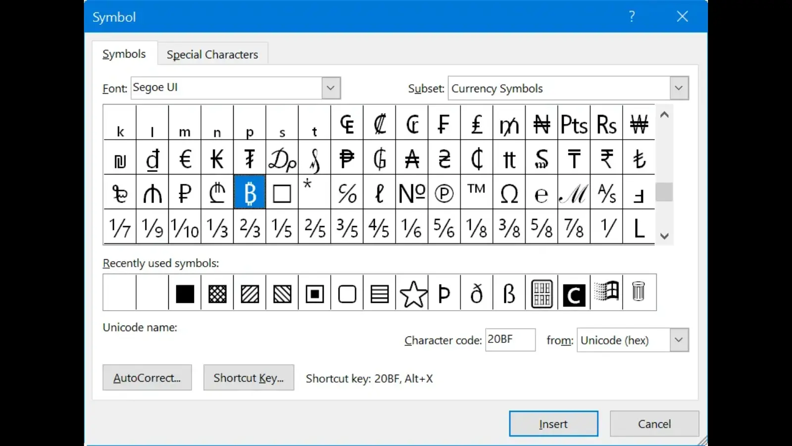 A photo representation of the Bitcoin event, The Bitcoin symbol (₿) was added to the unicode consortium