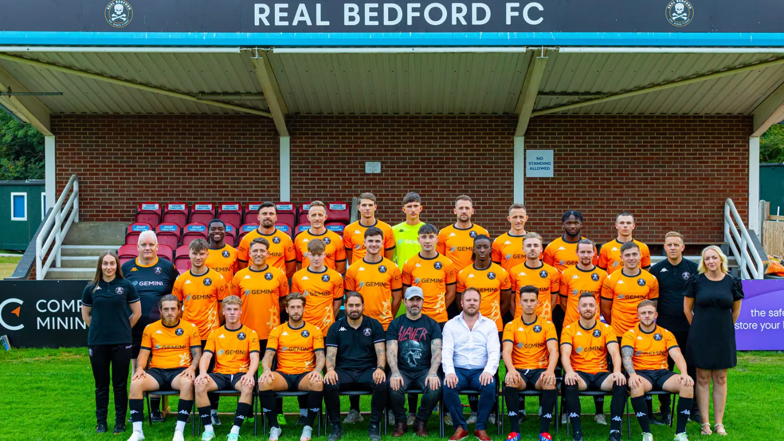 A photo representation of the Bitcoin event, Real Bedford football club secure $4.5 Million in funding from Winklevoss twins to bring the "bitcoin club" to the premier league