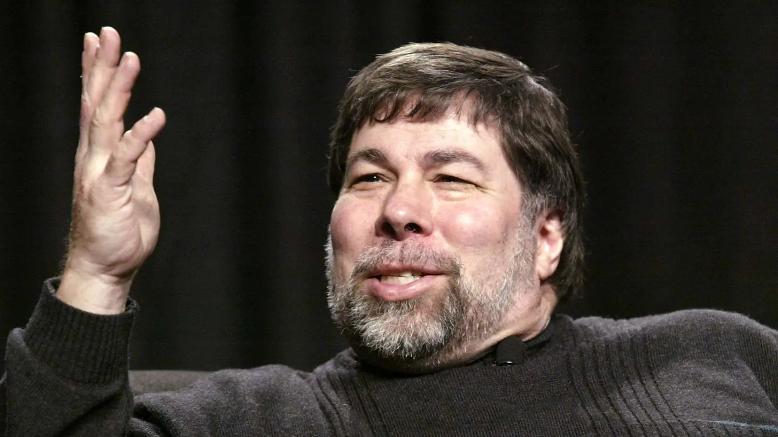 A photo of the Bitcoin event: Apple co founder, Steve Wozniak expresses his desire for Bitcoin to become the single global currency